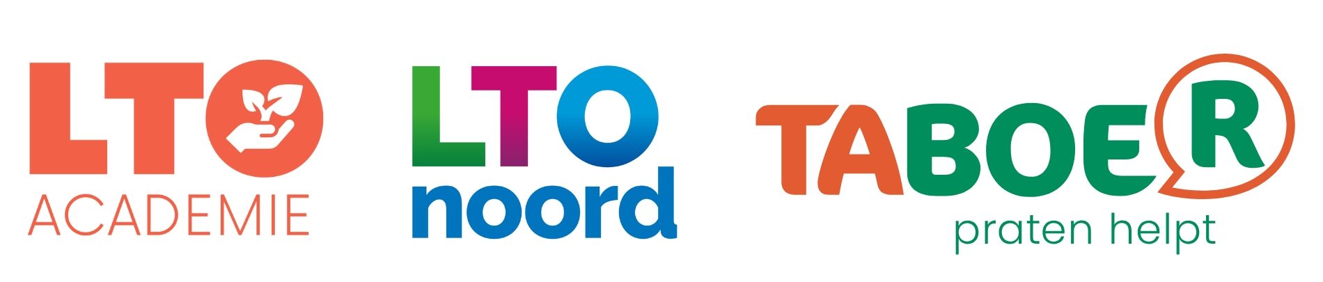 Logo's LTO Academie, LTO noord en TABOER -Samenwerking- (2)